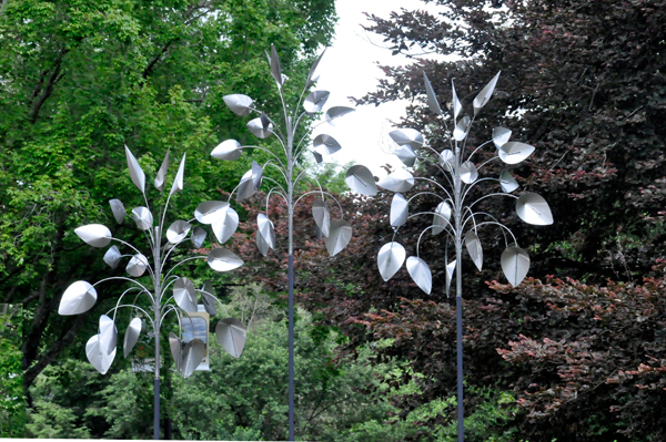 The Weeping Willow wind sculptures